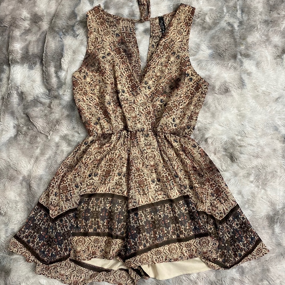 Faux Wrap Style Romper